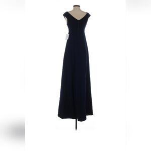 Elegant Navy Blue Women's Gown